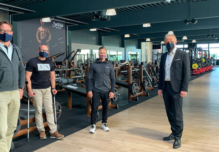Besuch im Fitnessstudio