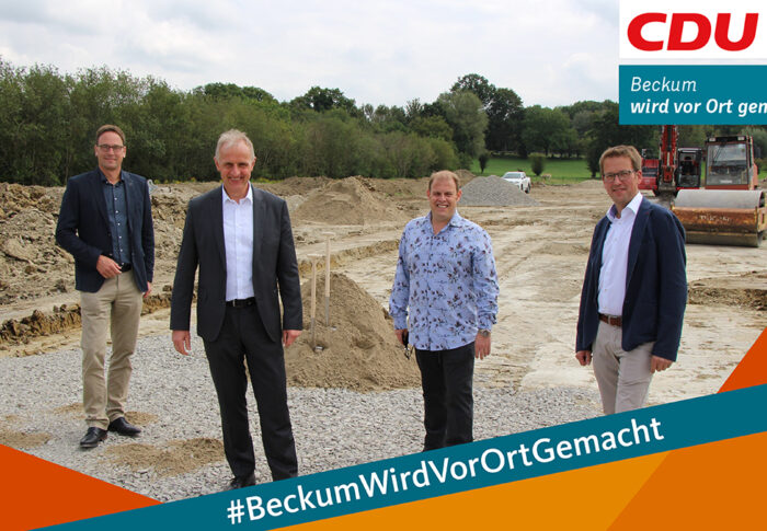Spatenstich in Neubeckum