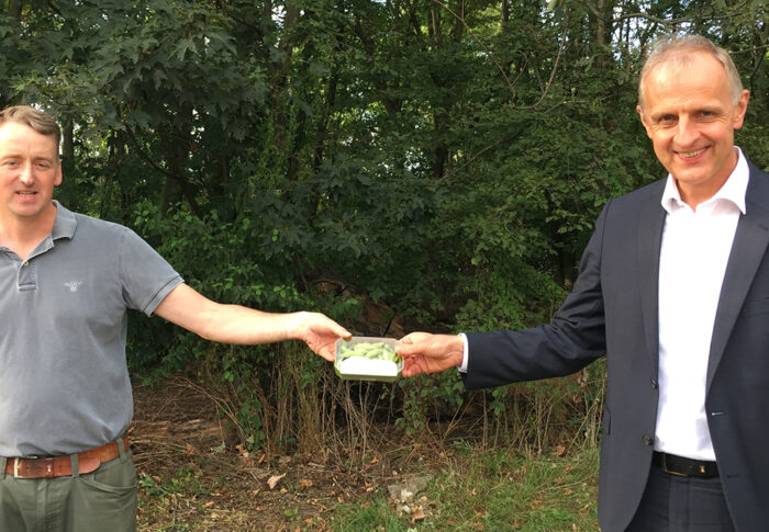Besuch auf dem Hof Sprenker in Roland