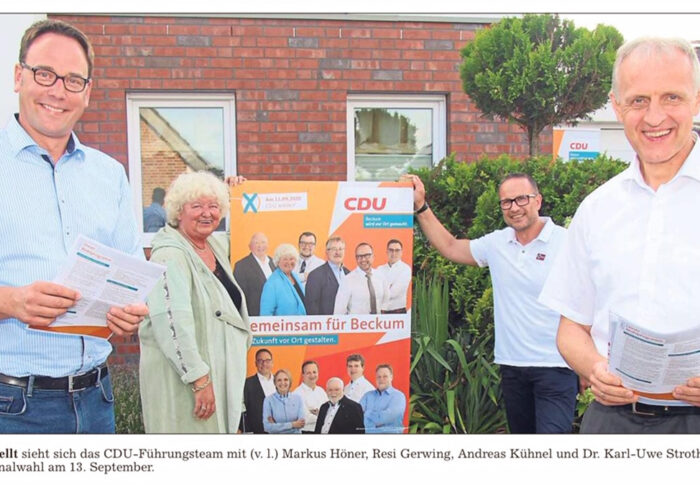 Wahlveranstaltungen in den Beckumer Wahlbezirken